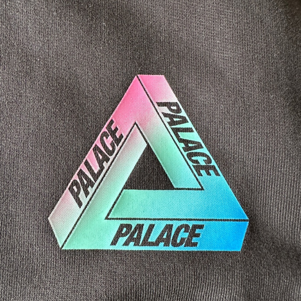 Palace Black Hoodie with Multicolor Logo - Picture 5 of 7